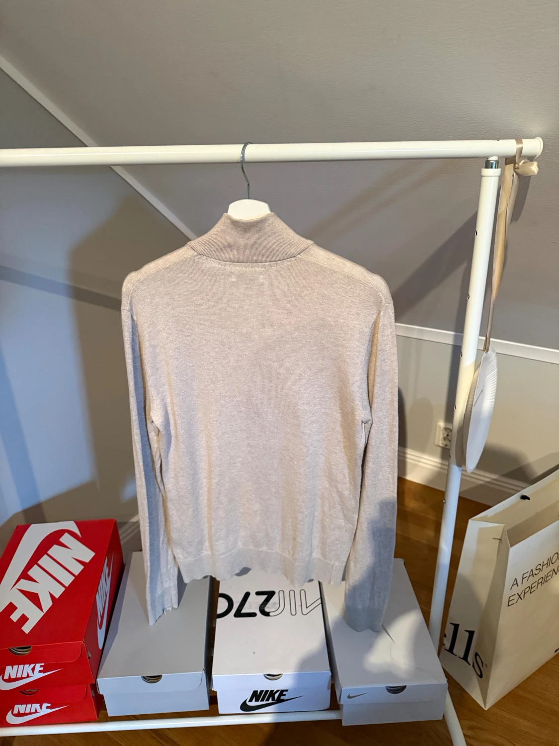 Beige half zip tröja Jack & Jones XS - 1