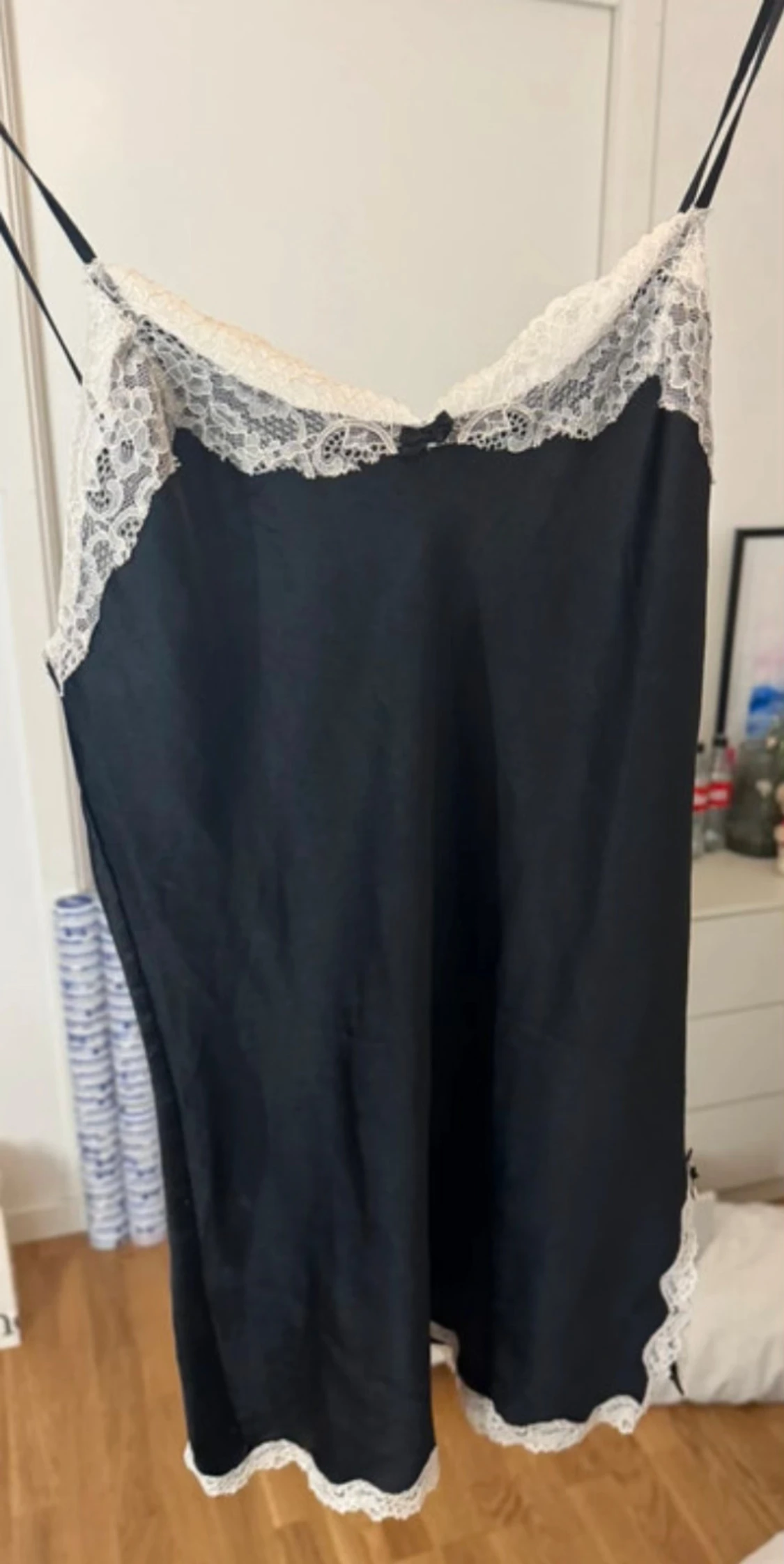 Svart spetsklänning Victoria's Secret XS