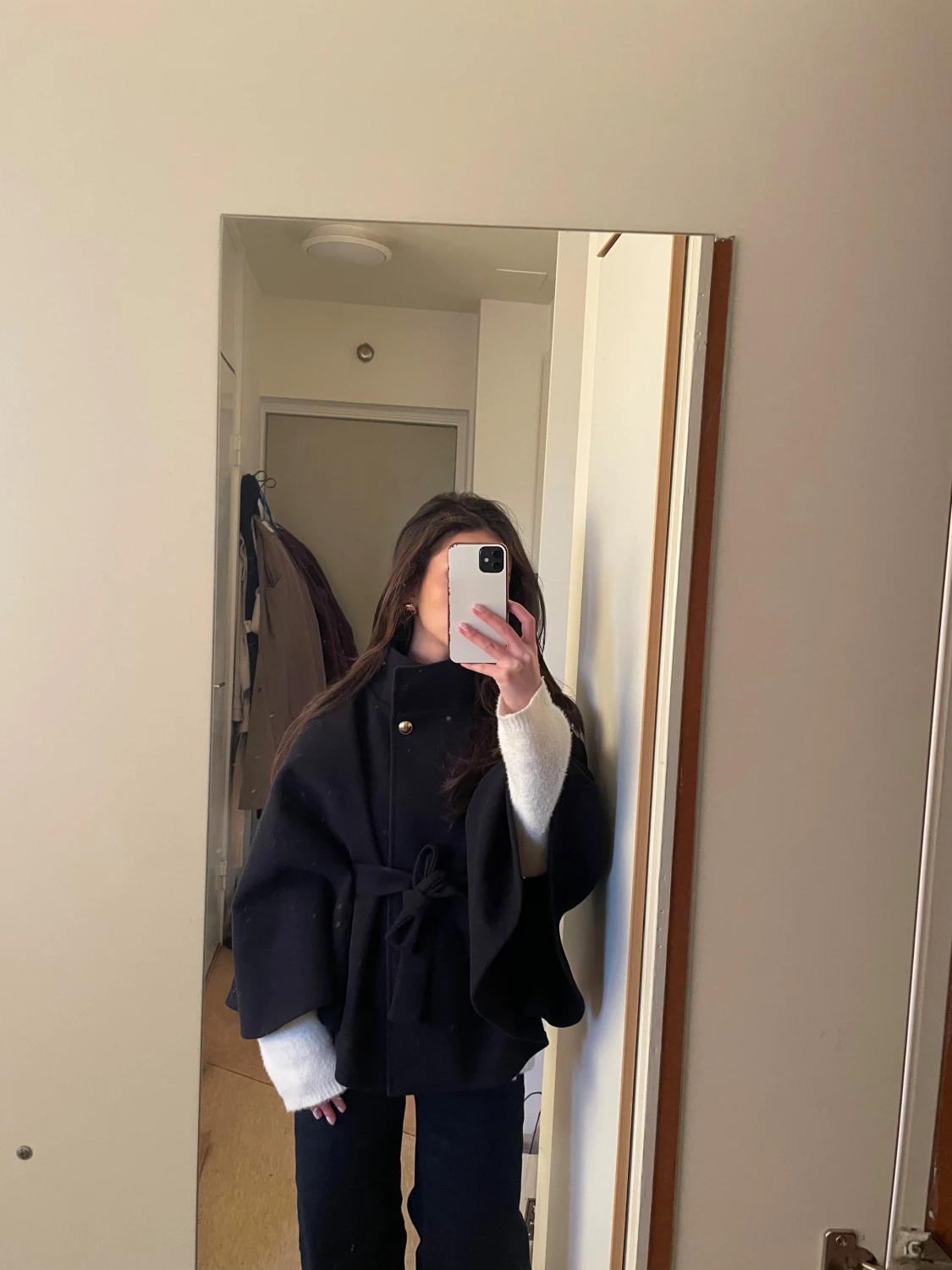 Mörkblå poncho - 3