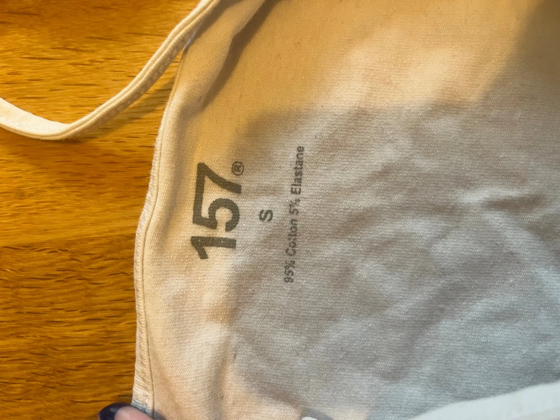 Vita linnetoppar från 157, XS & S - 3