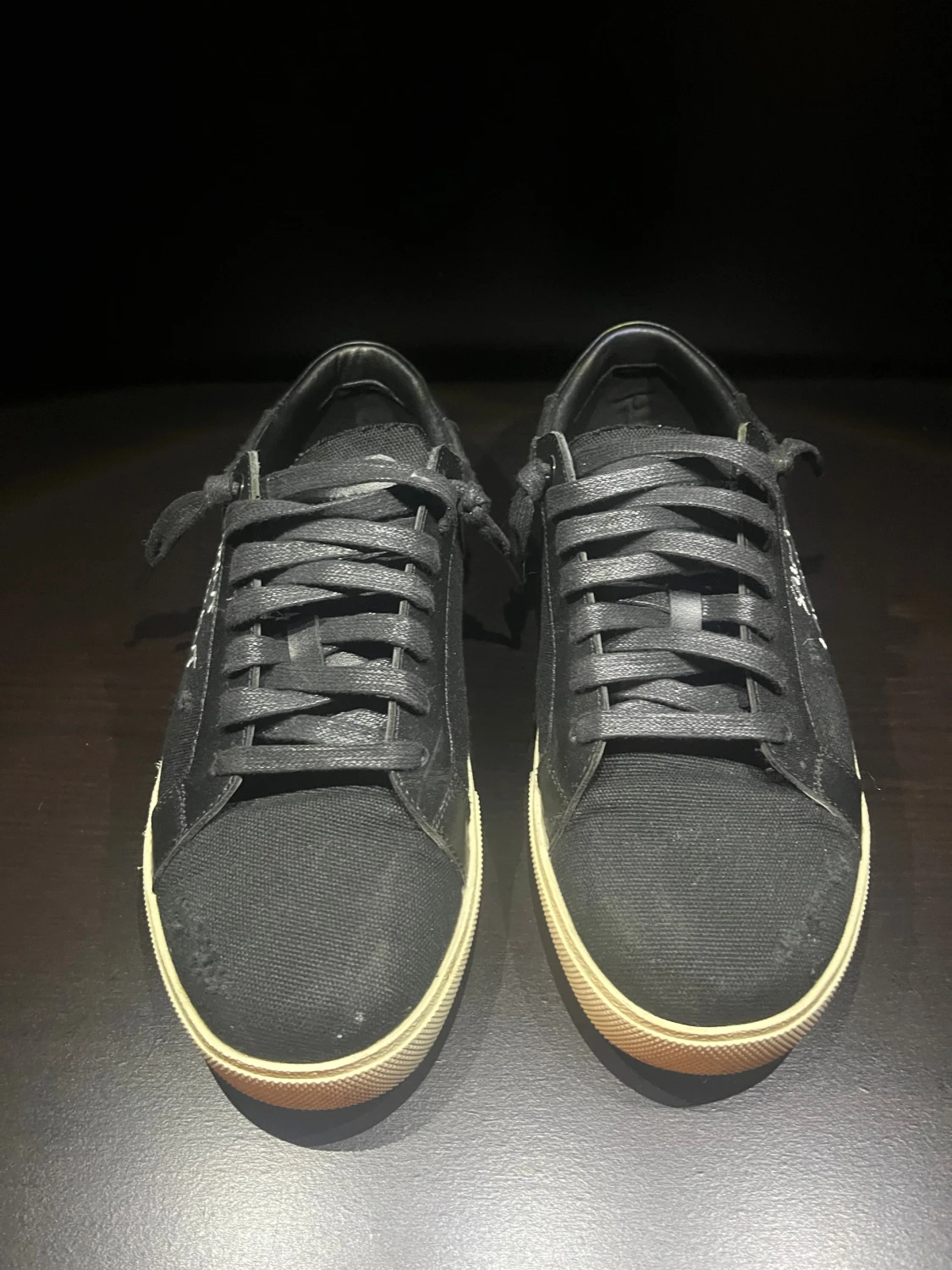 Svarta Saint Laurent sneakers - 1