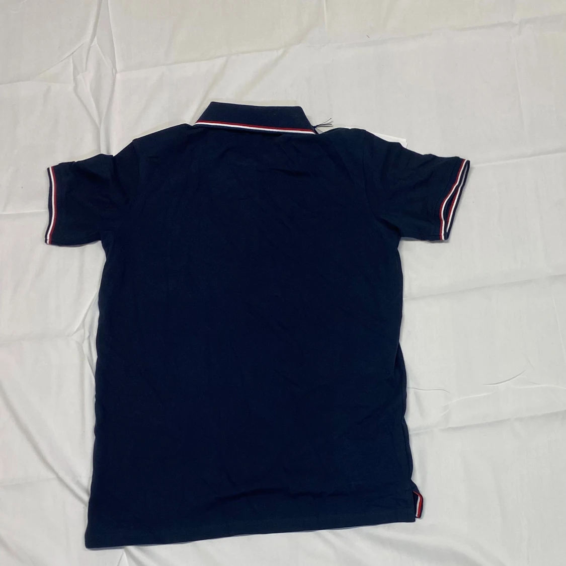 Marinblå Moncler pikétröja M - 1