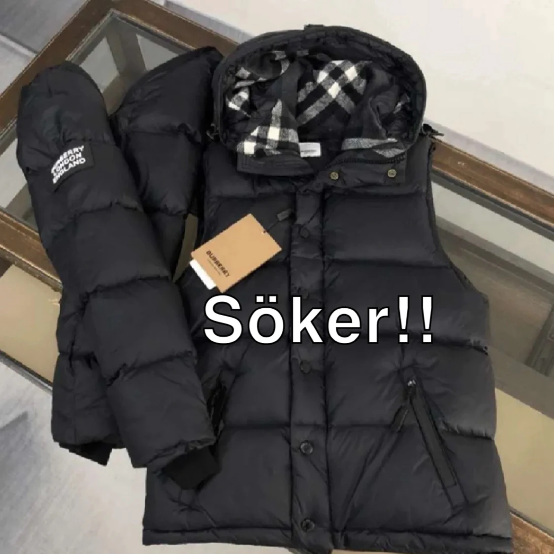 Söker denna i storlek S och svart 