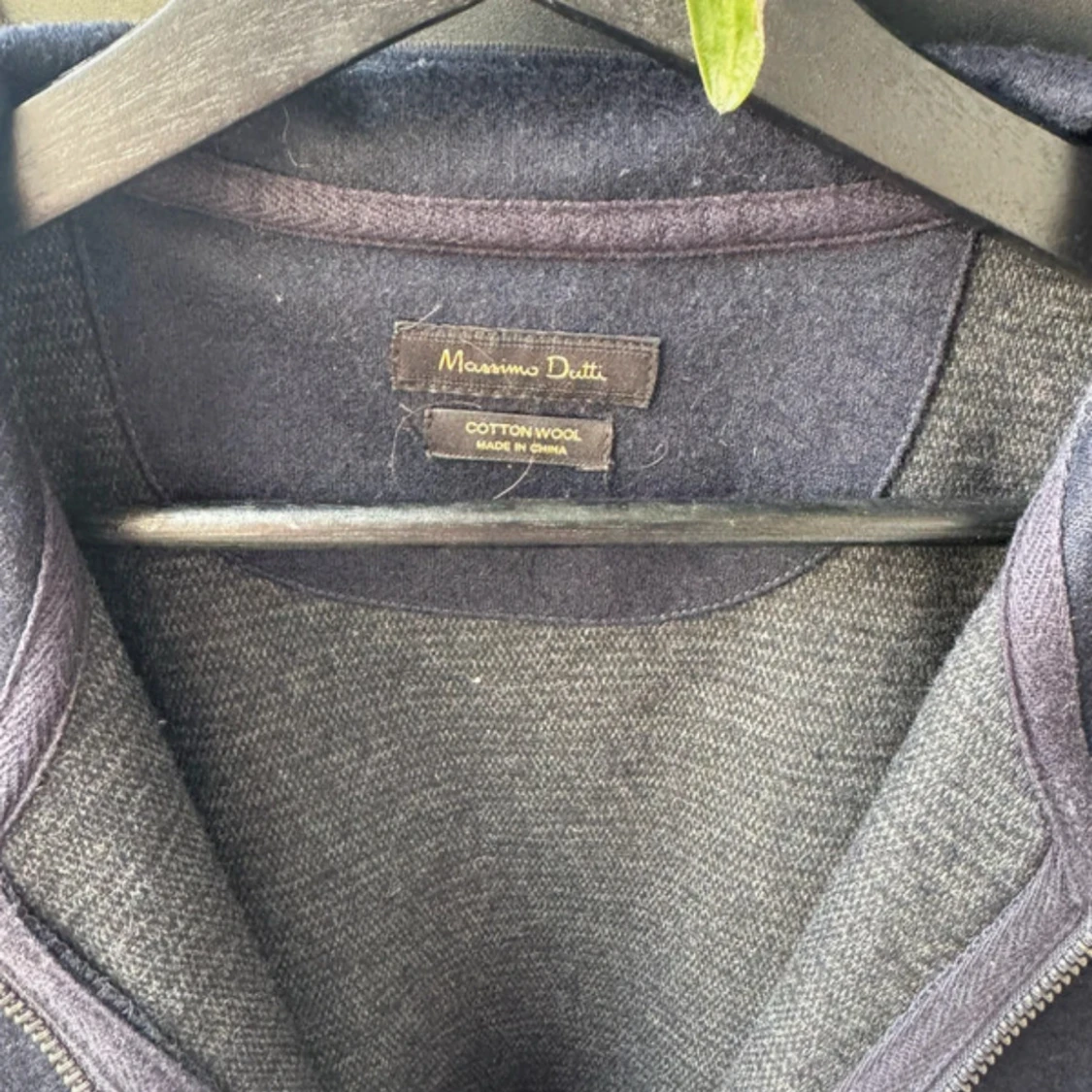 Mörkblå zip från Massimo dutti - 4