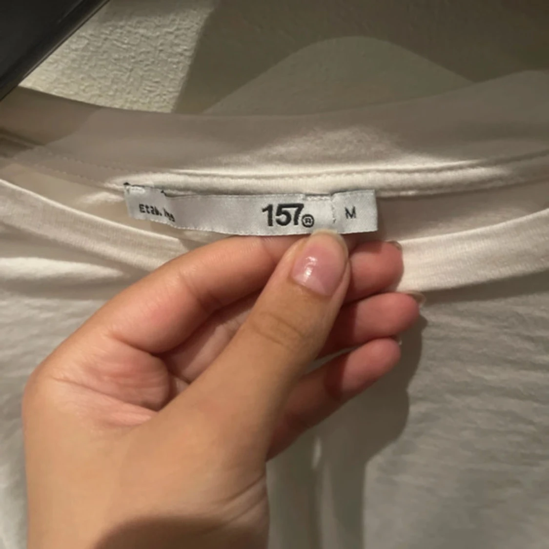 Vit långärmad topp från 157 - 3