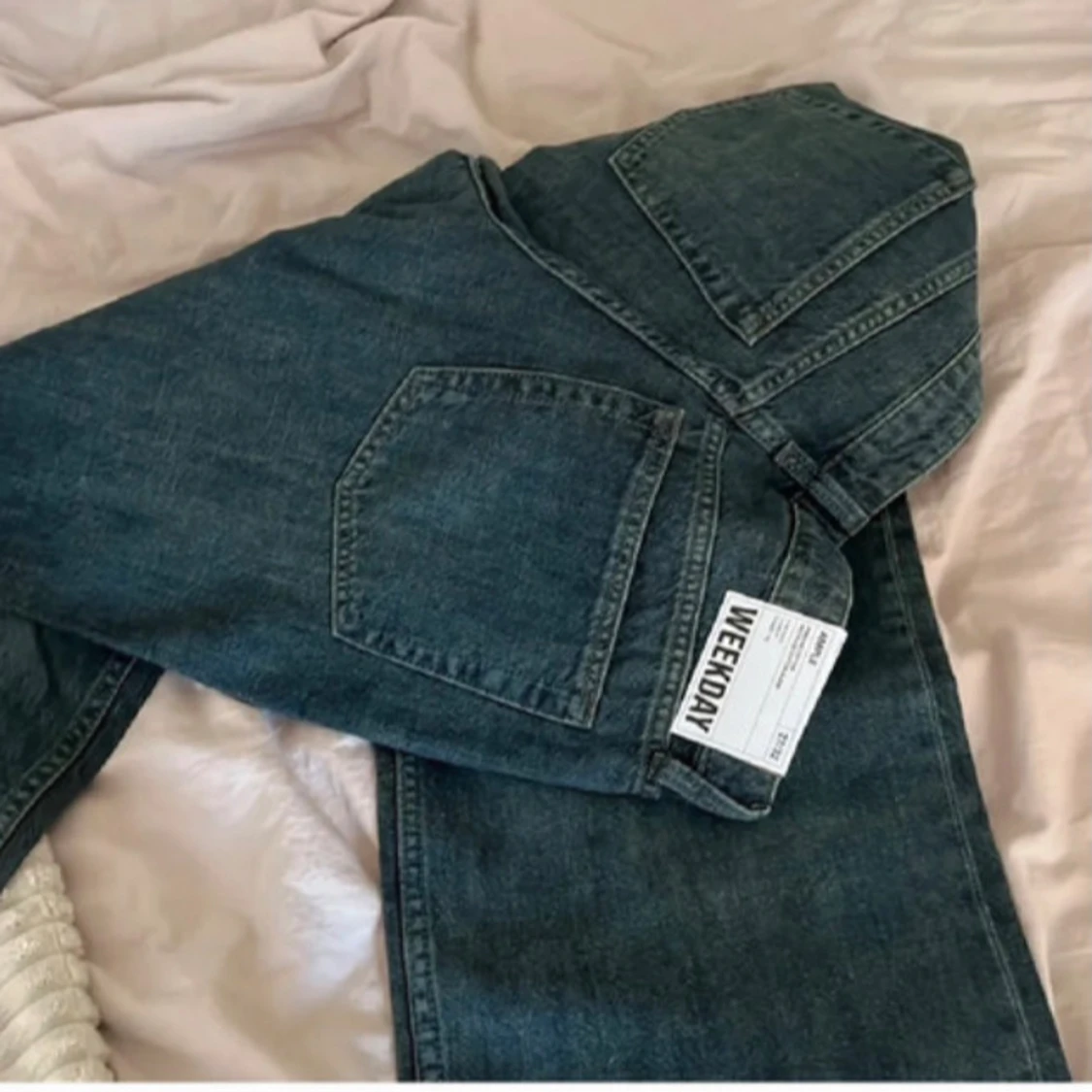 Weekday Ample wide jeans blå - 2