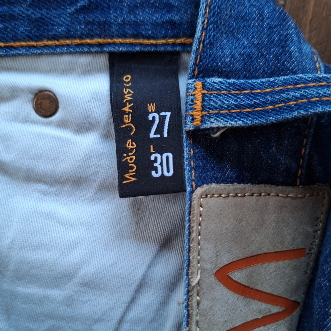 Blå jeans från Nudie Jeans, 27/30 - 3