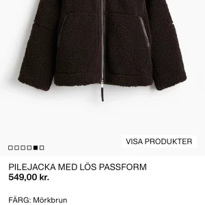 Mörkbrun teddyjacka med dragkedja - Säljer denna populära teddyjacka från HM i mörkbrun, säljer pga att jag köpte fel storlek🤎aldrig använd med prislapp kvar🤎