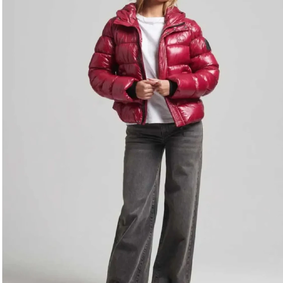 Röd pufferjacka  - 2