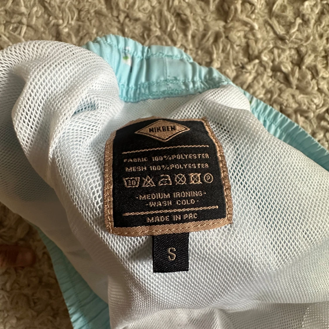 Ljusblå badshorts från Nikben x Caliroots - 4