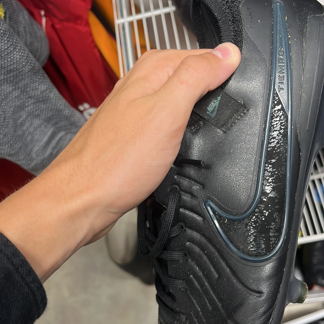 Nike Tiempo svarta fotbollsskor - 3