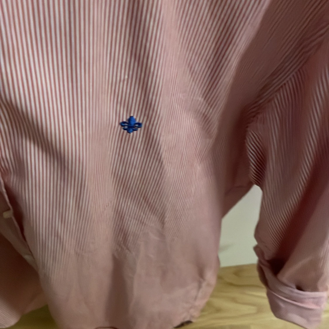 Randig skjorta från Morris, röd/vit - 1