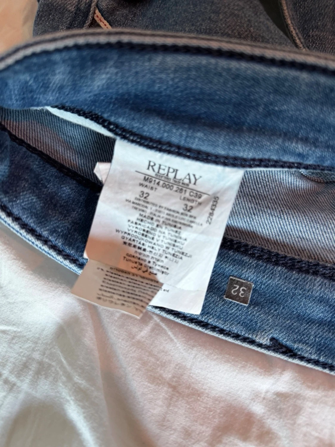 Replay Anbass jeans ljusblå, storlek 32 - 3