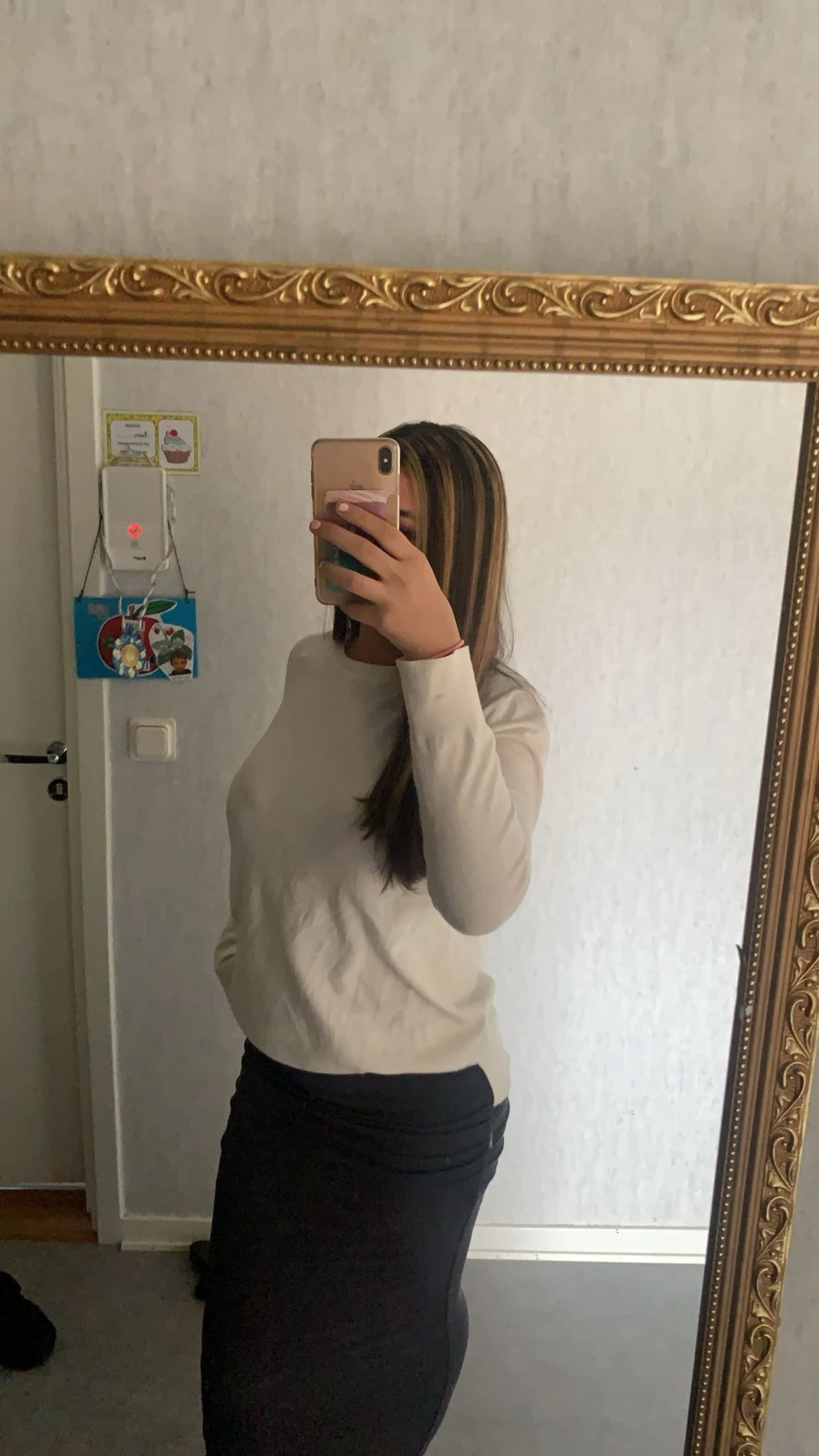 White Long-Sleeve Sweater