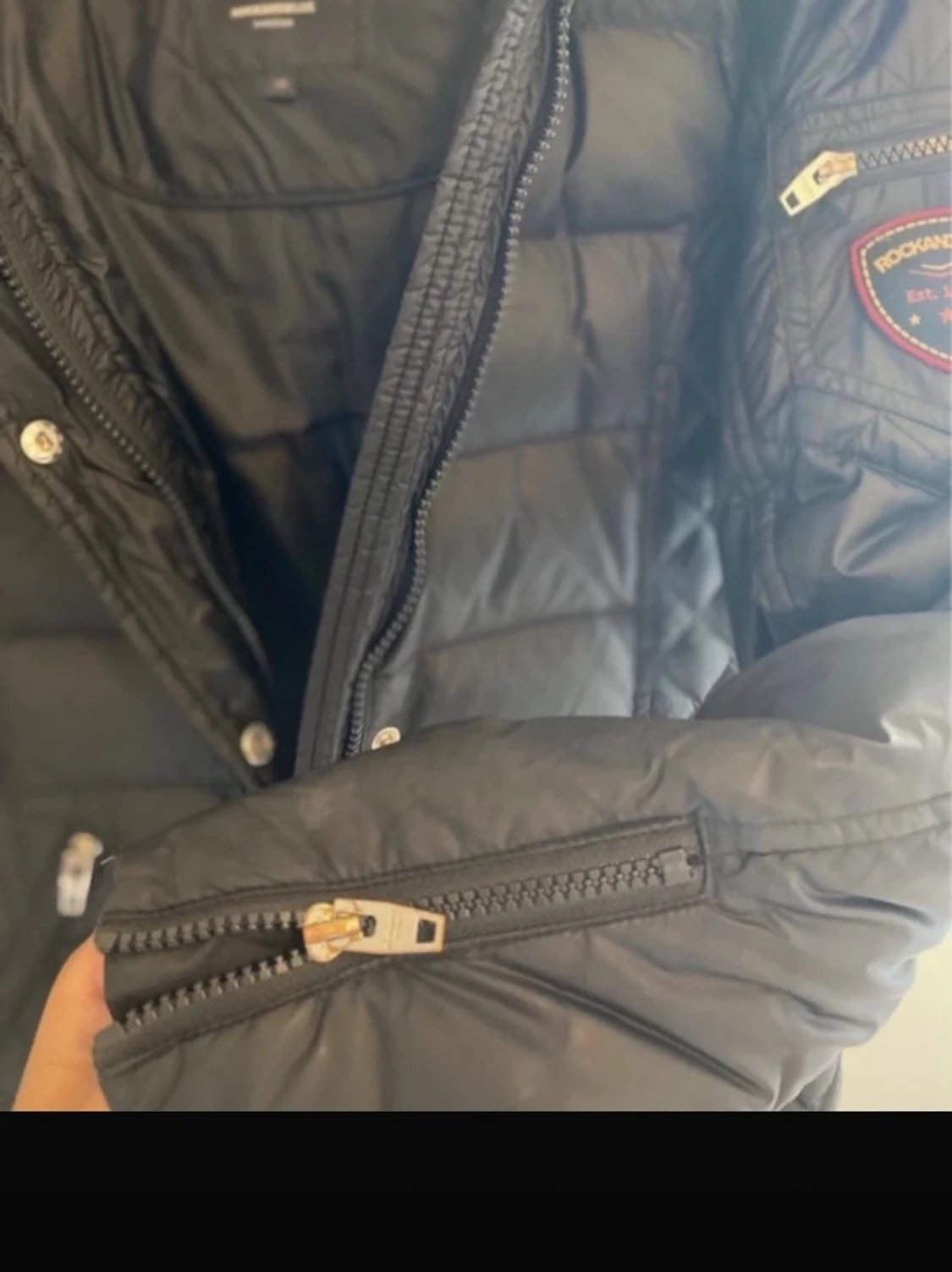 Svart pufferjacka Rockandblue 38 - 3