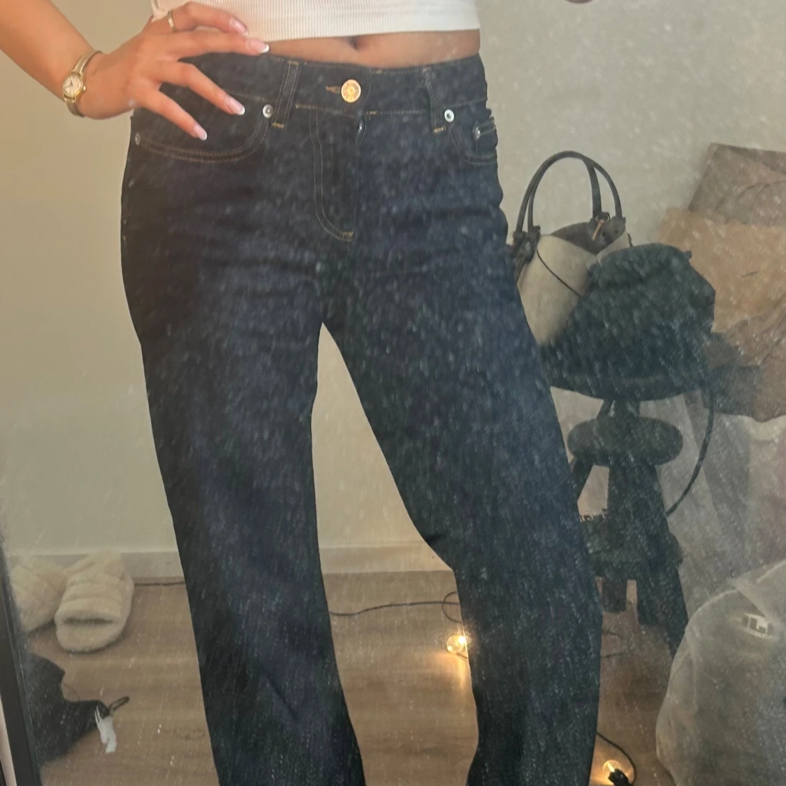 Lågmidjade jeans från NA-KD - 1