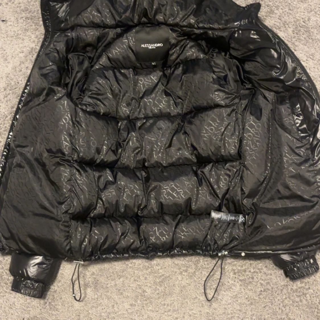 Svart pufferjacka Alessandro Zavetti - 2
