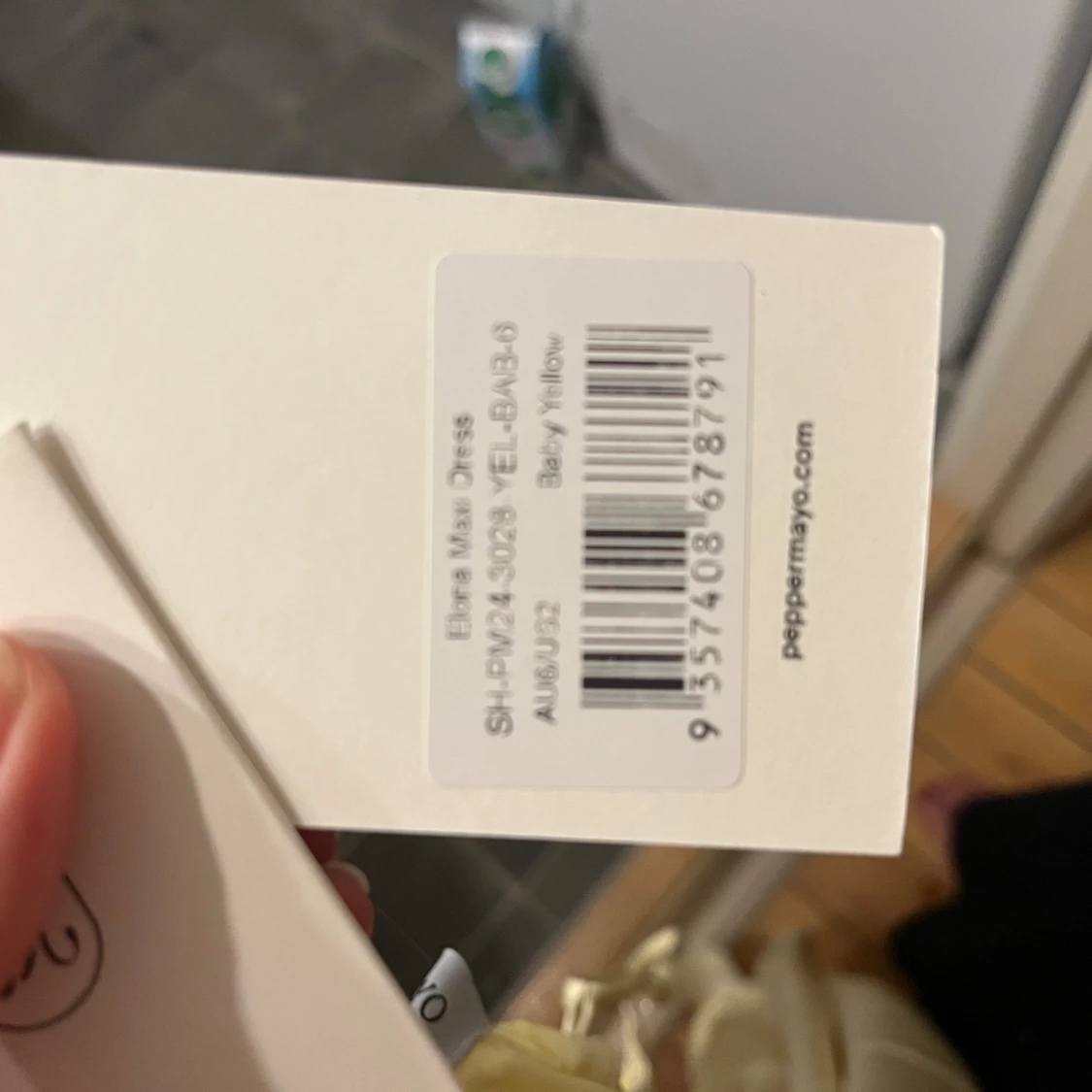 Ljusgul långklänning från Peppermayo - 3