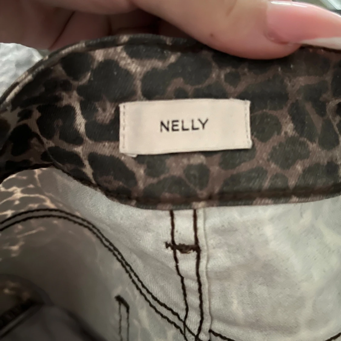 Leopardmönstrade bootcut jeans - 2