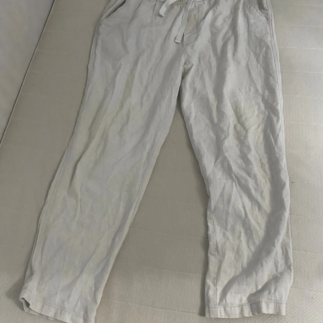 Vita linnebyxor från Zara