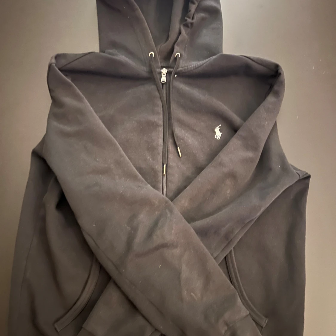 Svart hoodie från Polo Ralph Lauren