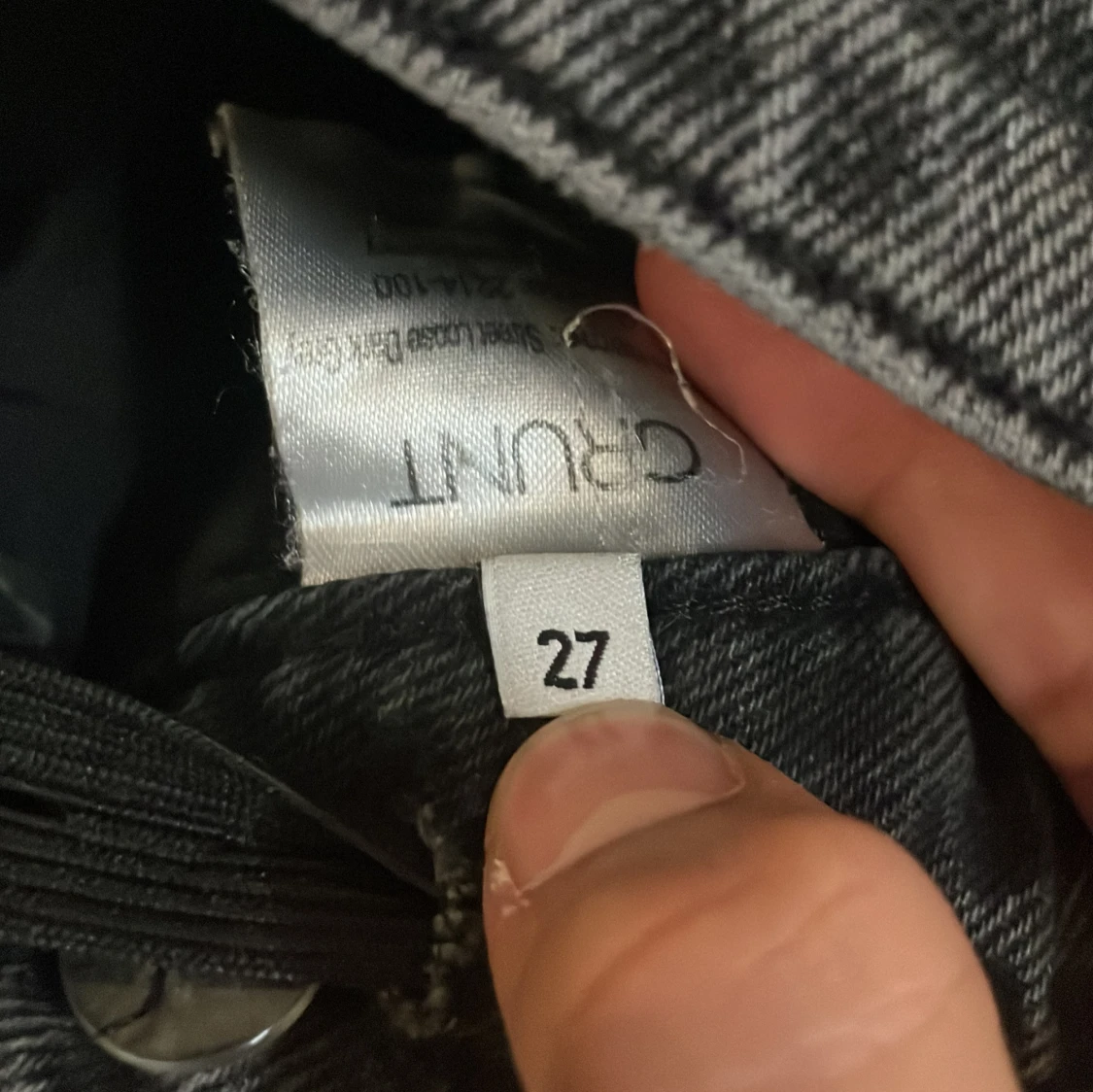 Svarta loose fit jeans från Grunt - 3