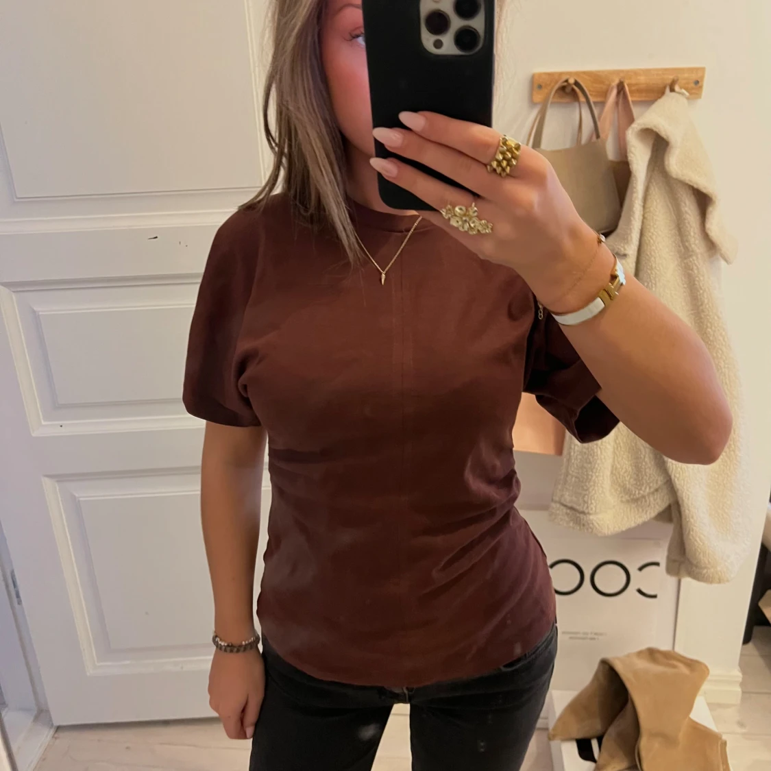 Topp med insydd midja från Zara - 1