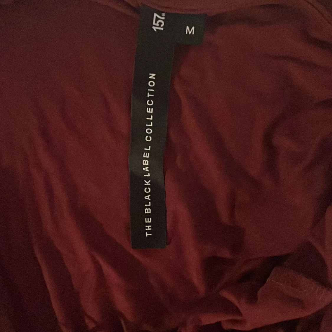 Vinröd omlott halterneck topp 157 - 2