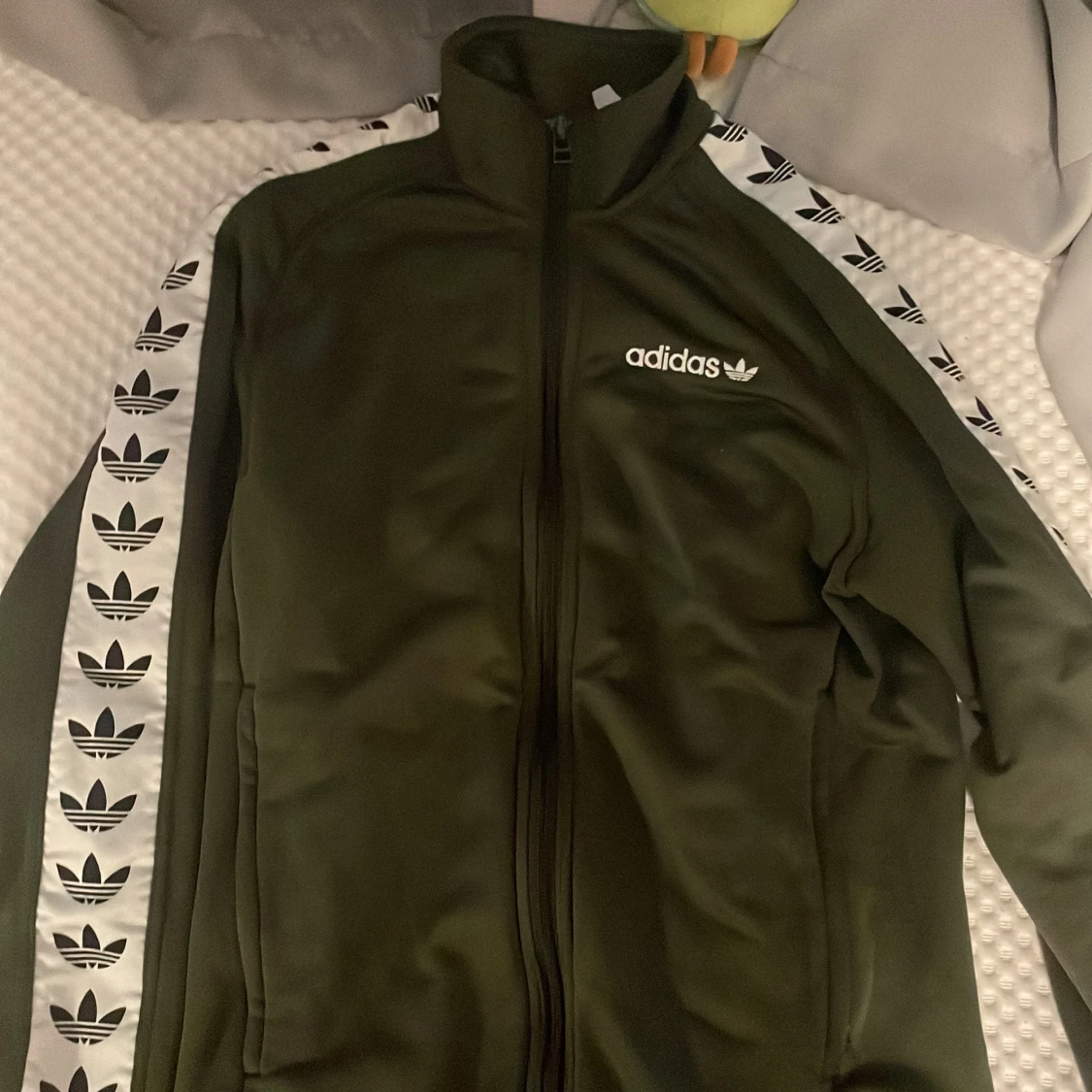 Grön Adidas track jacket XS