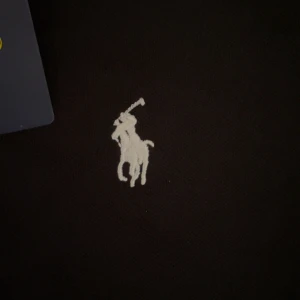  Helt ny Svart pikétröja från Polo Ralph Lauren - Klassisk svart pikétröja från Polo Ralph Lauren med vit broderad logga på bröstet. Tröjan har krage, knappar framtill och korta ärmar. Perfekt för en clean och stilren look. Materialet är mjukt och andas, vilket gör den skön att bära hela dagen. 
