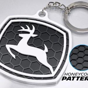 John Deree nyckelring  - Denna design är våran bästsäljare och levereras självklart med själva ringen