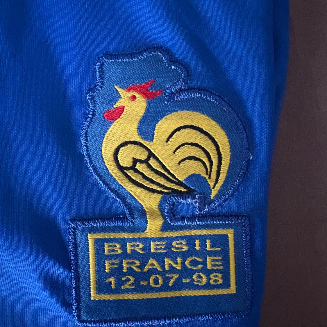 Frankrike Zidane 10 VM 98 Adidas tröja - 2