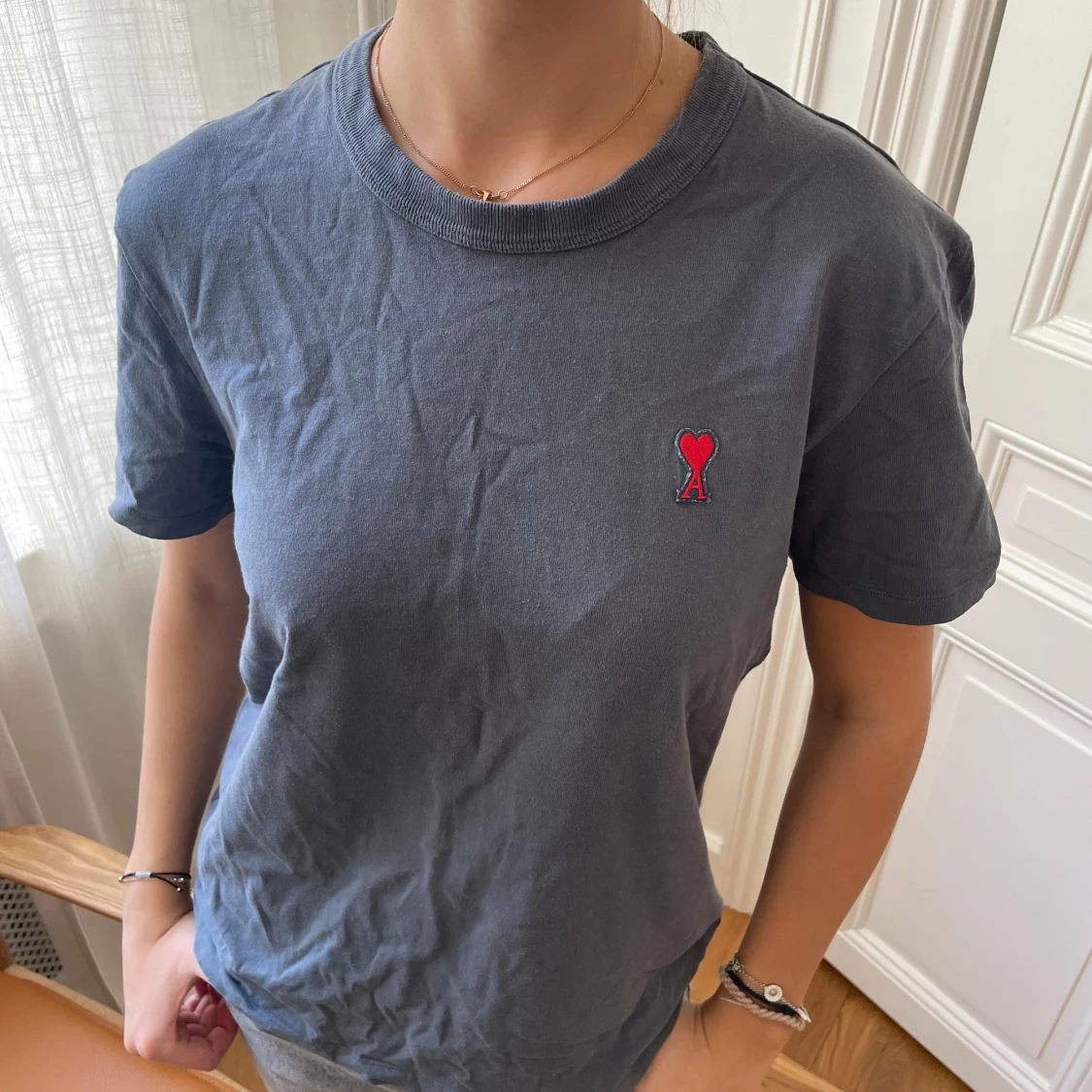 Blå t-shirt från Ami