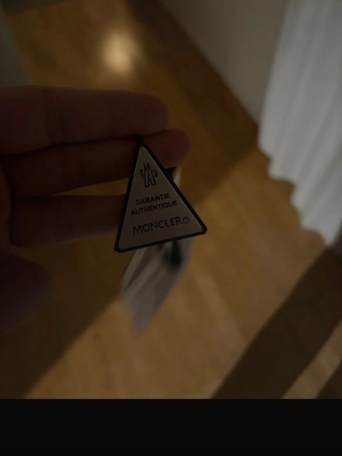 Mörkblå Moncler Cardigan NFC Scan  - 3