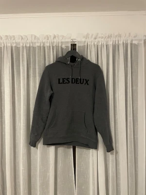 grå Les duex hoodie - Grå les duex hoodie, använt ett få antal ggr. Absolut inga defekter på den
