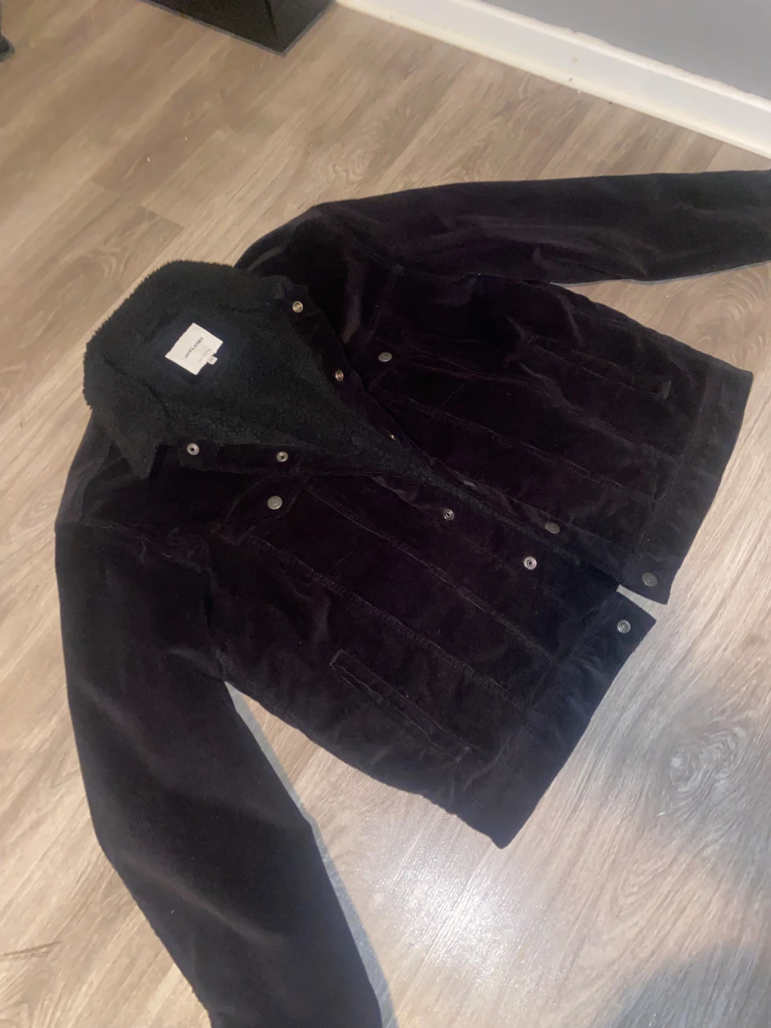 Svart teddyjacka från Jack & Jones