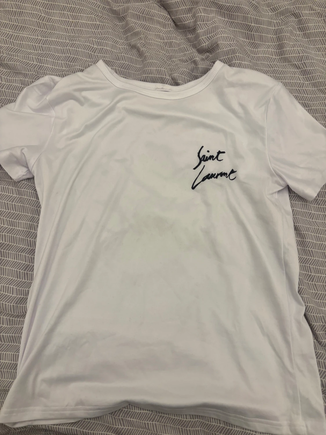 Vit Saint Laurent t-shirt