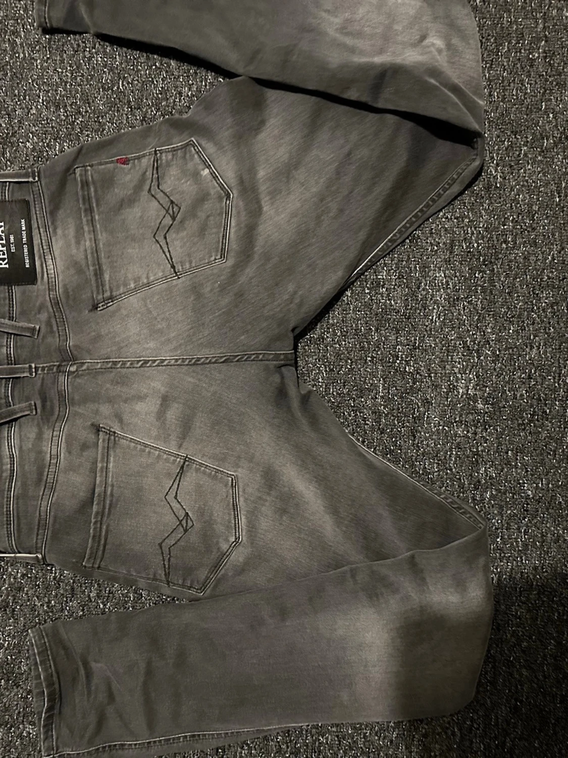 Replay Anbass grå jeans slim fit - 1