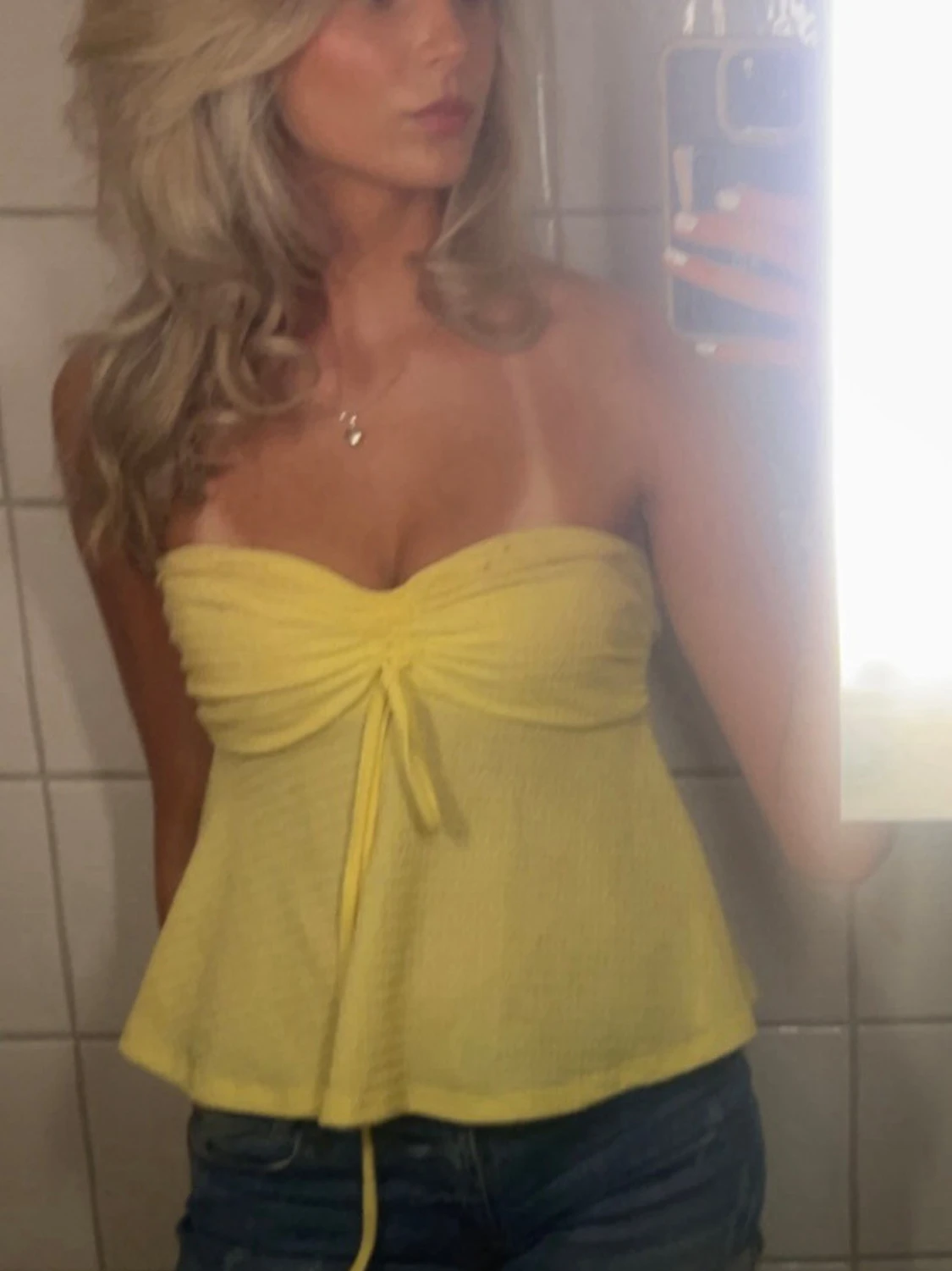 Jättesöt gul topp☺️