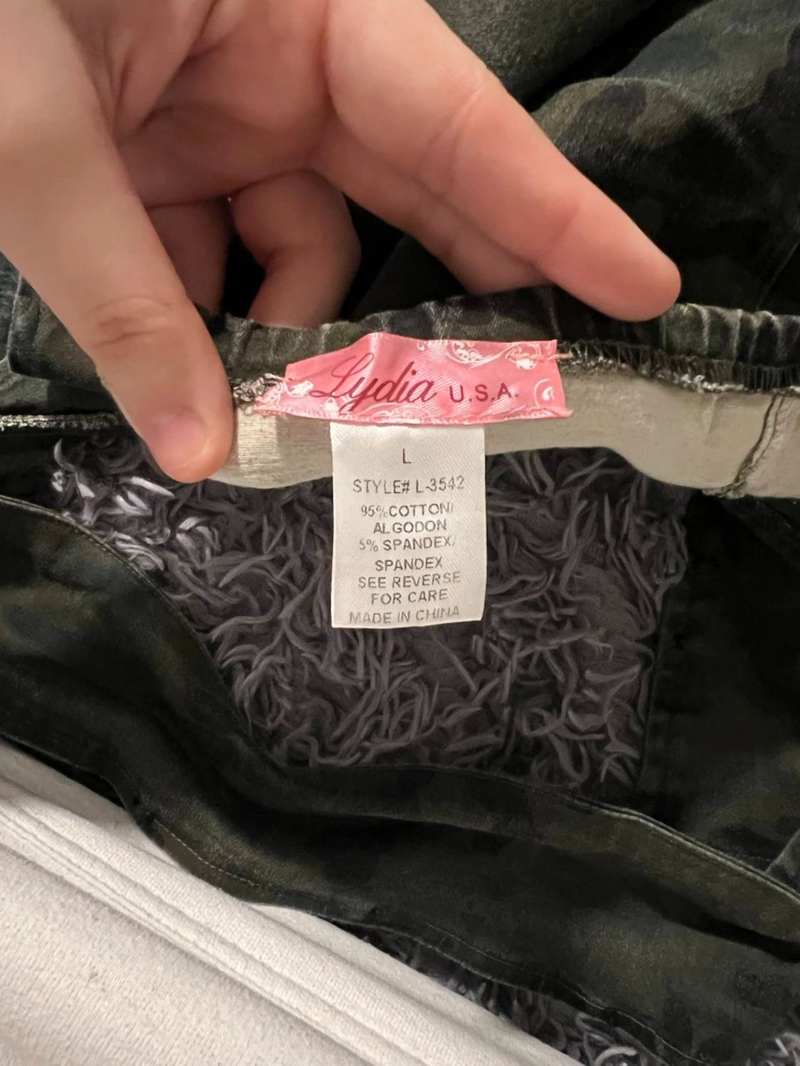 Camouflagetopp med dragkedja och bälten - 6