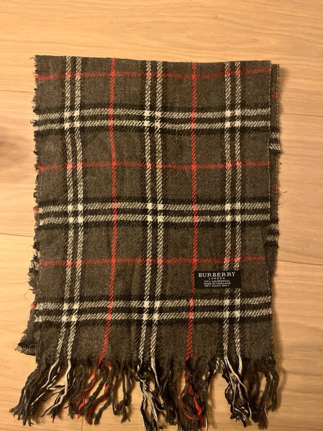 Rutig ullväst från Burberry