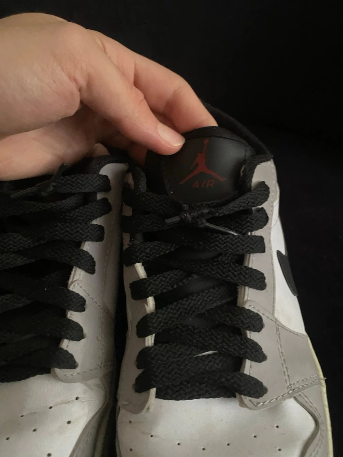 Nike Air Jordan 1 Low grå/svarta - 4