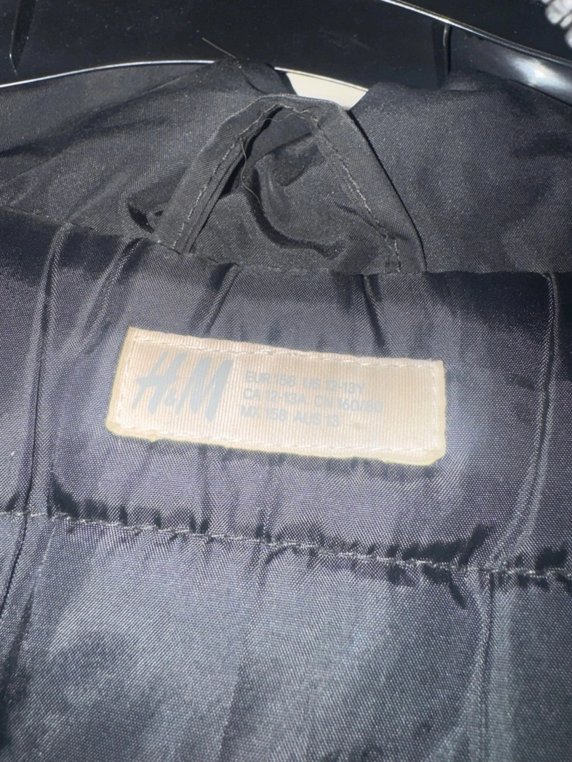 Svart parkasjacka från H&M - 1