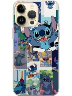 skal med Stitch-motiv - Färgglatt mobilskal med flera olika bilder av Stitch från Lilo & Stitch. .