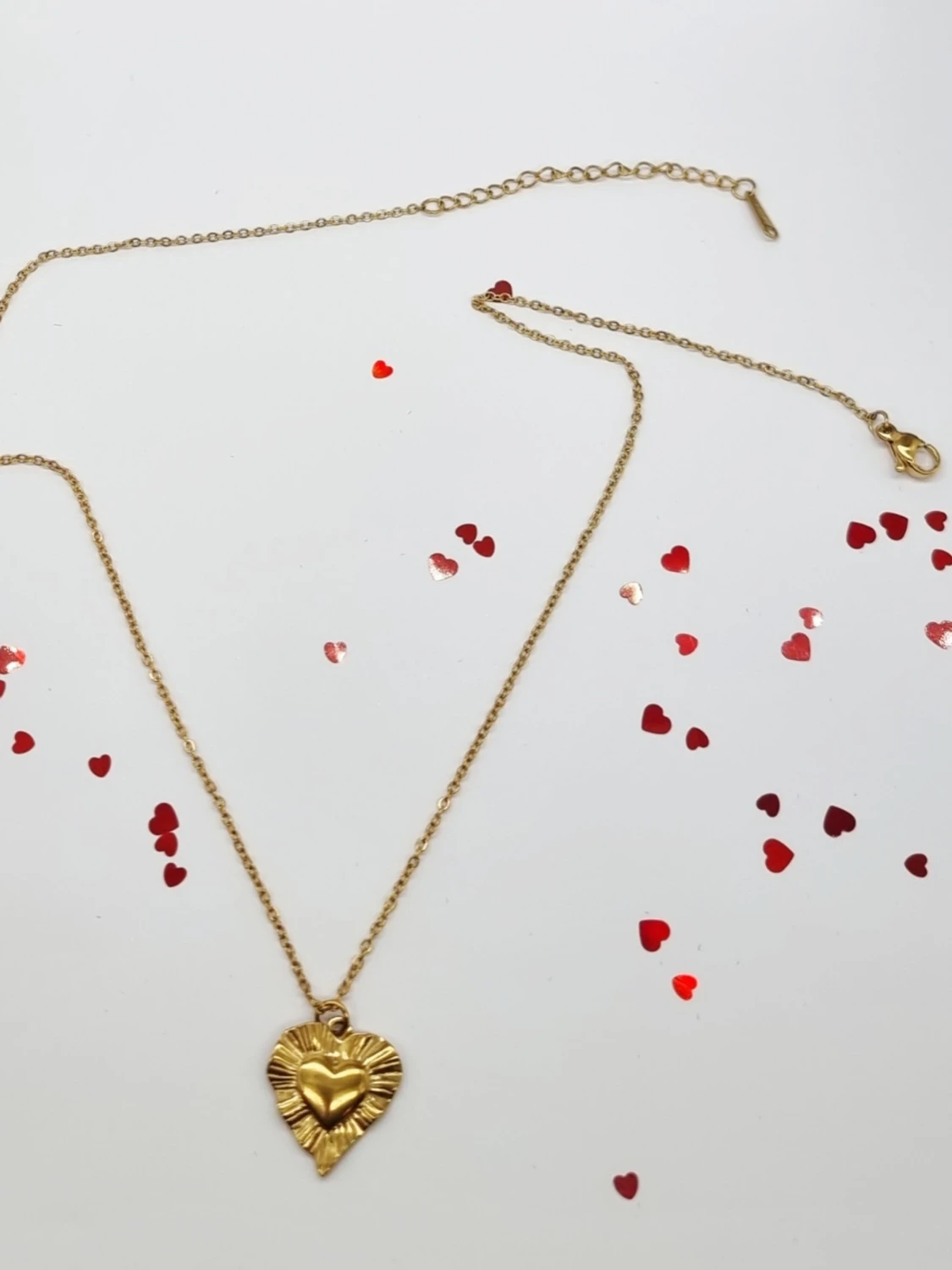 Elegant halsband med ett hjärta - 2