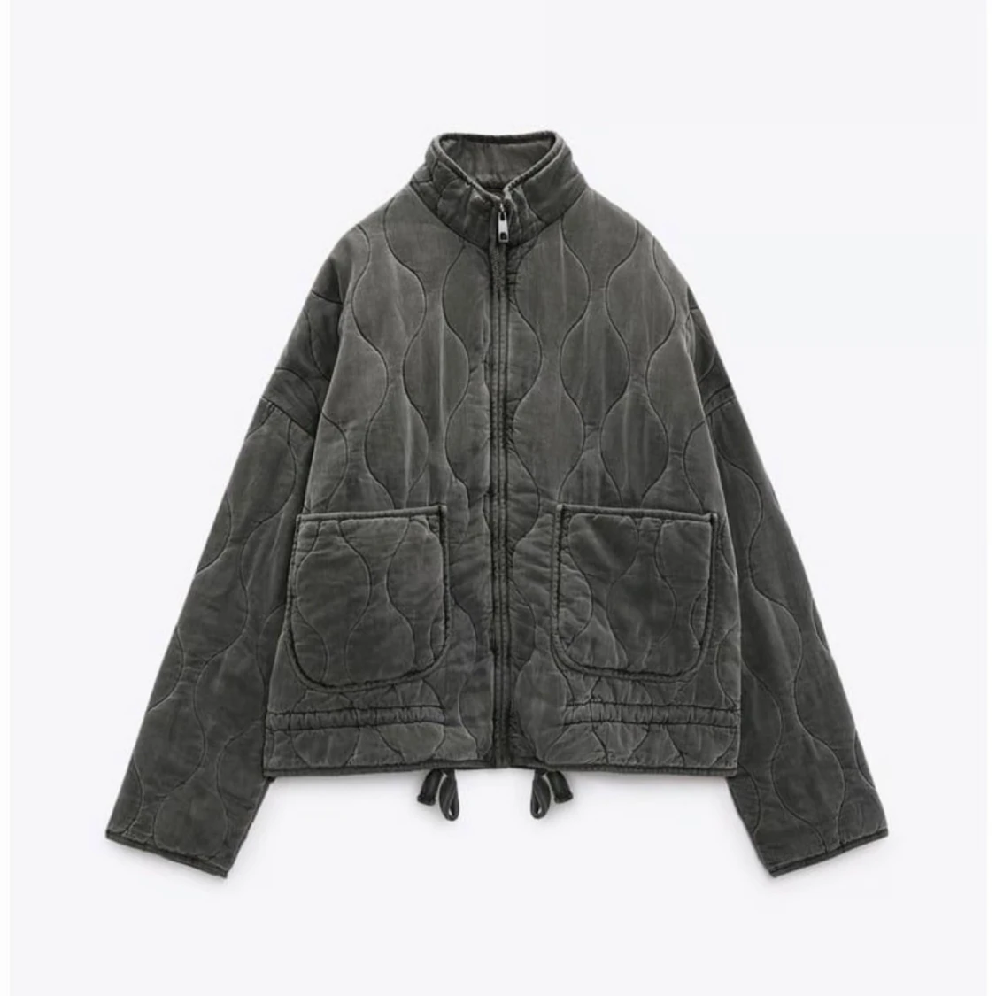 Zara quiltad jacka - 3