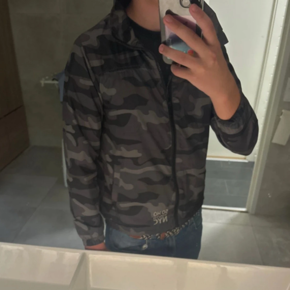Camouflage vindjacka från SOHO NYC