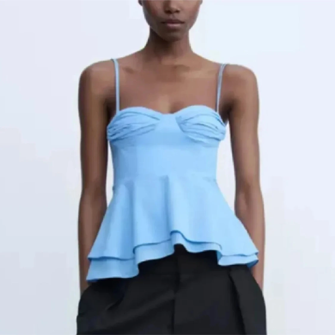 Ljusblå topp från Zara 