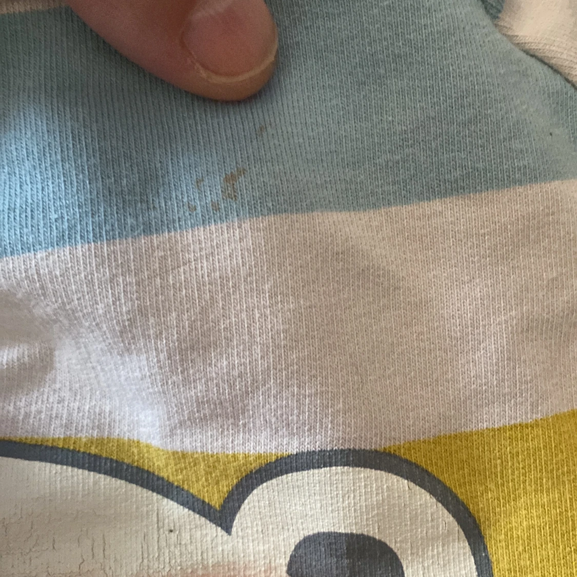 Randig body med björn från LCW baby - 2