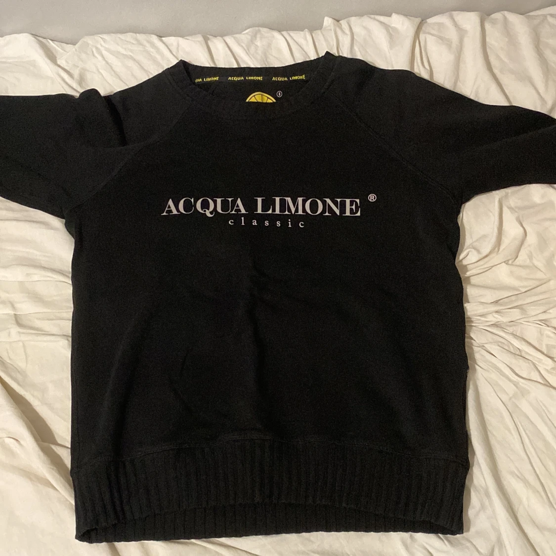 Svart Acqua Limone sweatshirt S